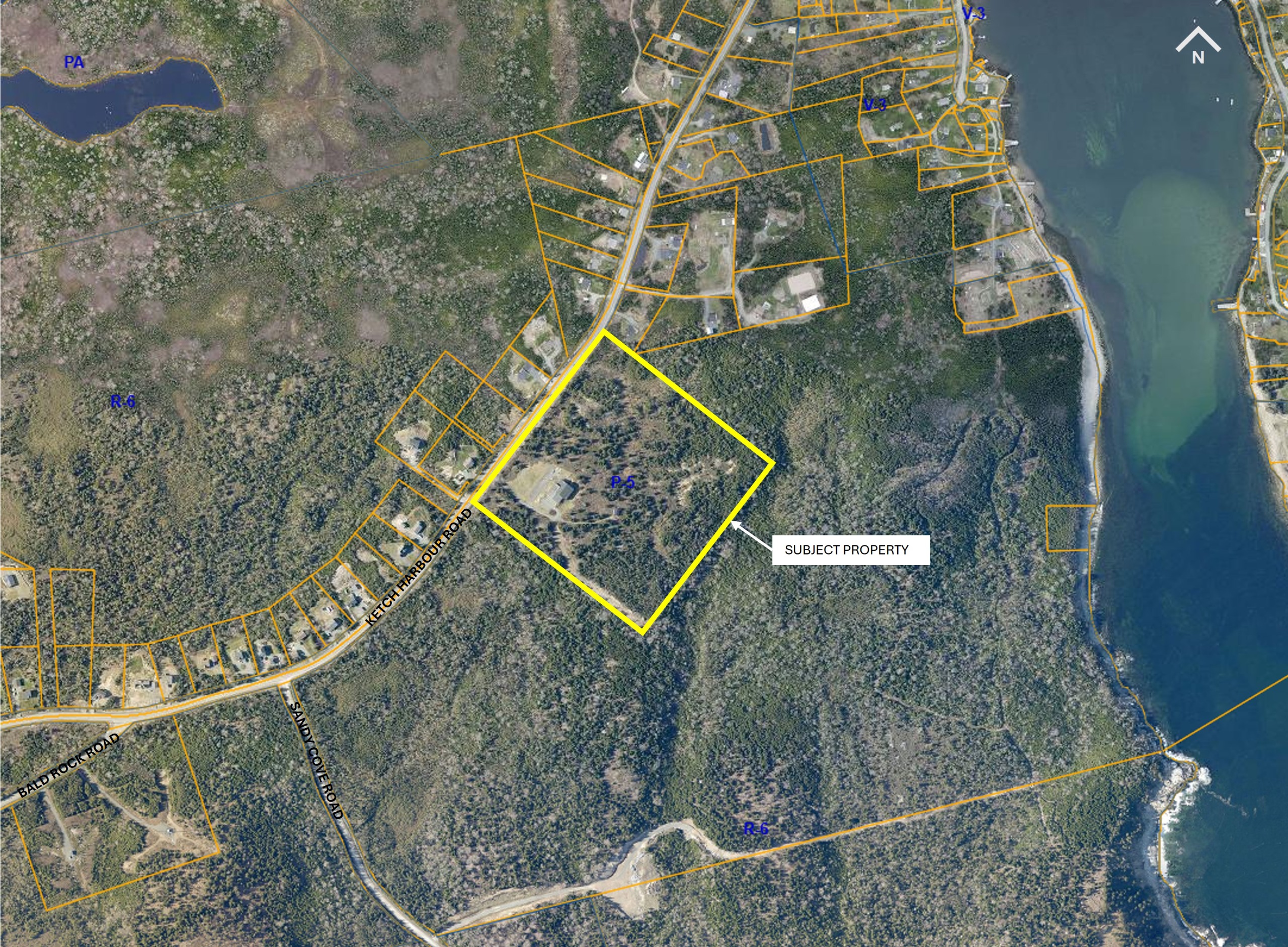 PLANAPP-2024-00735: 1246 Ketch Harbour Road, Ketch Harbour - Site Photo