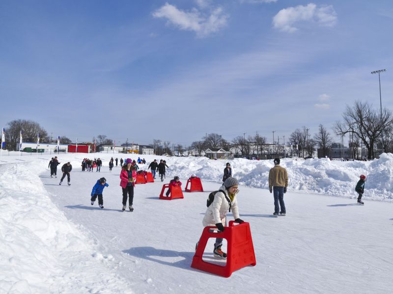 Skating at the Emera Oval