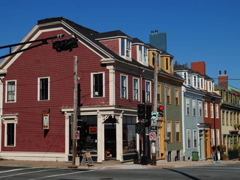 Corner of Morris and Hollis