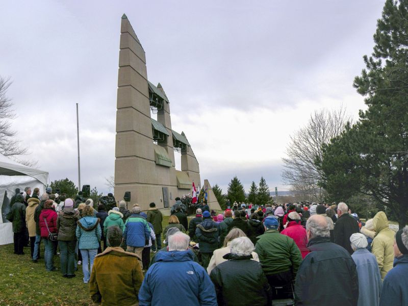 Memorial event, Fort Needham Memorial Park