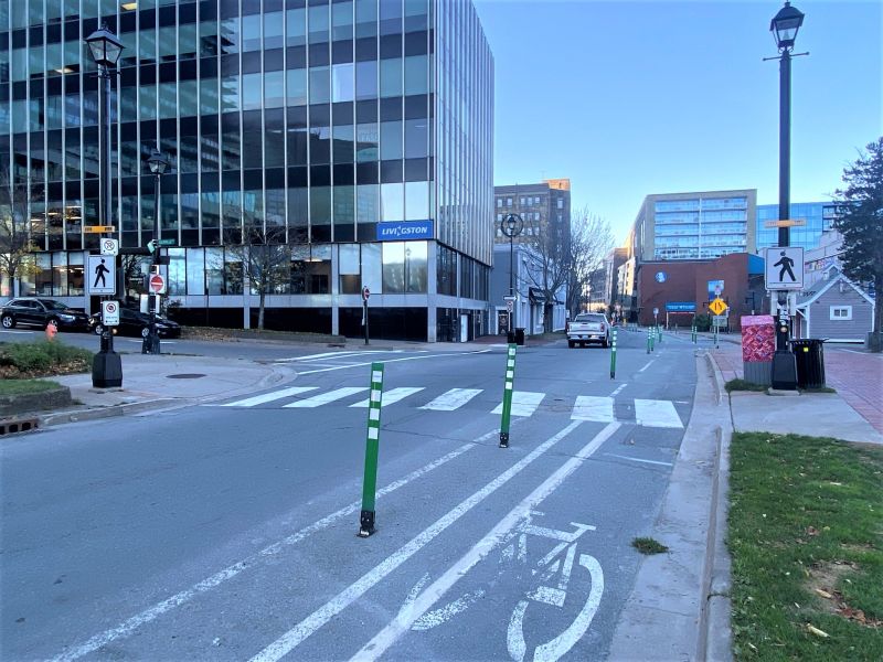 Looking north on Water Street before Sackville Street
