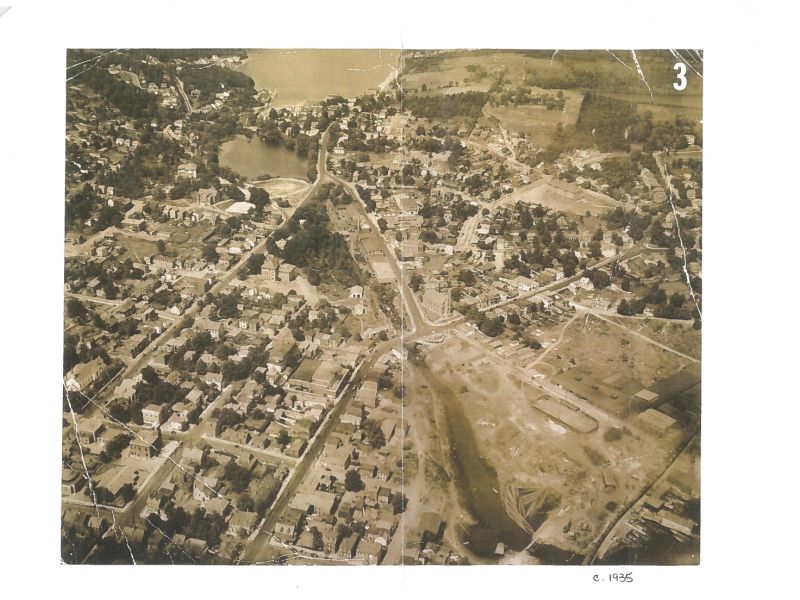 Canal greenway aerial oblique 1935