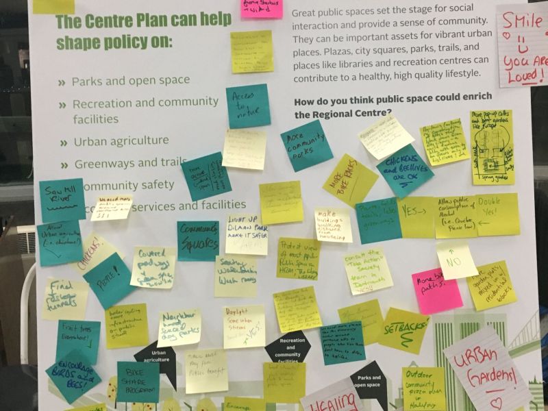 Centre Plan Launch - Public Spaces Theme Board