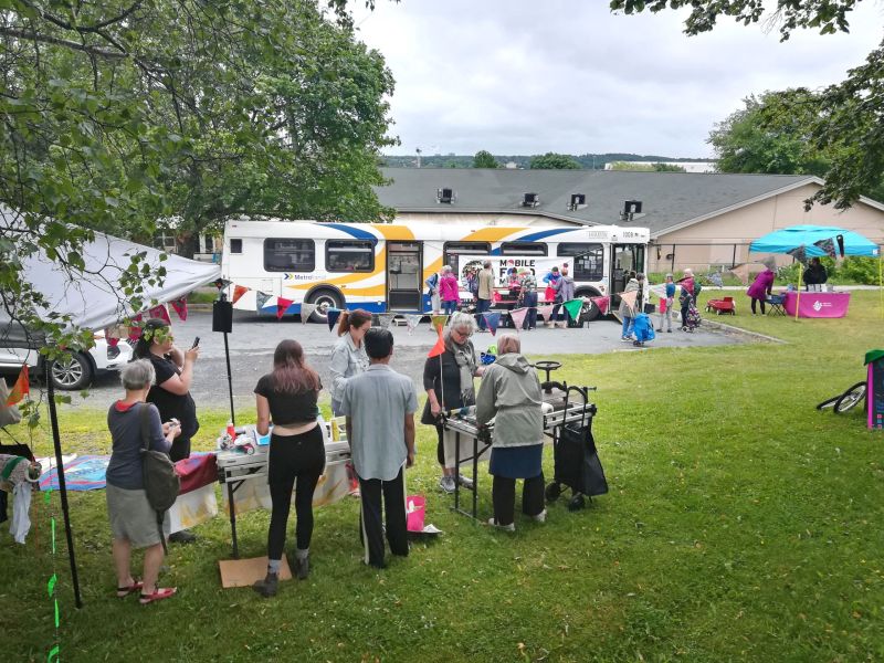 Mobile Food Market and Art Bikers