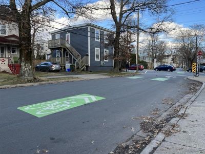 Figure 3: Local street bikeway (Vernon Street, Halifax)